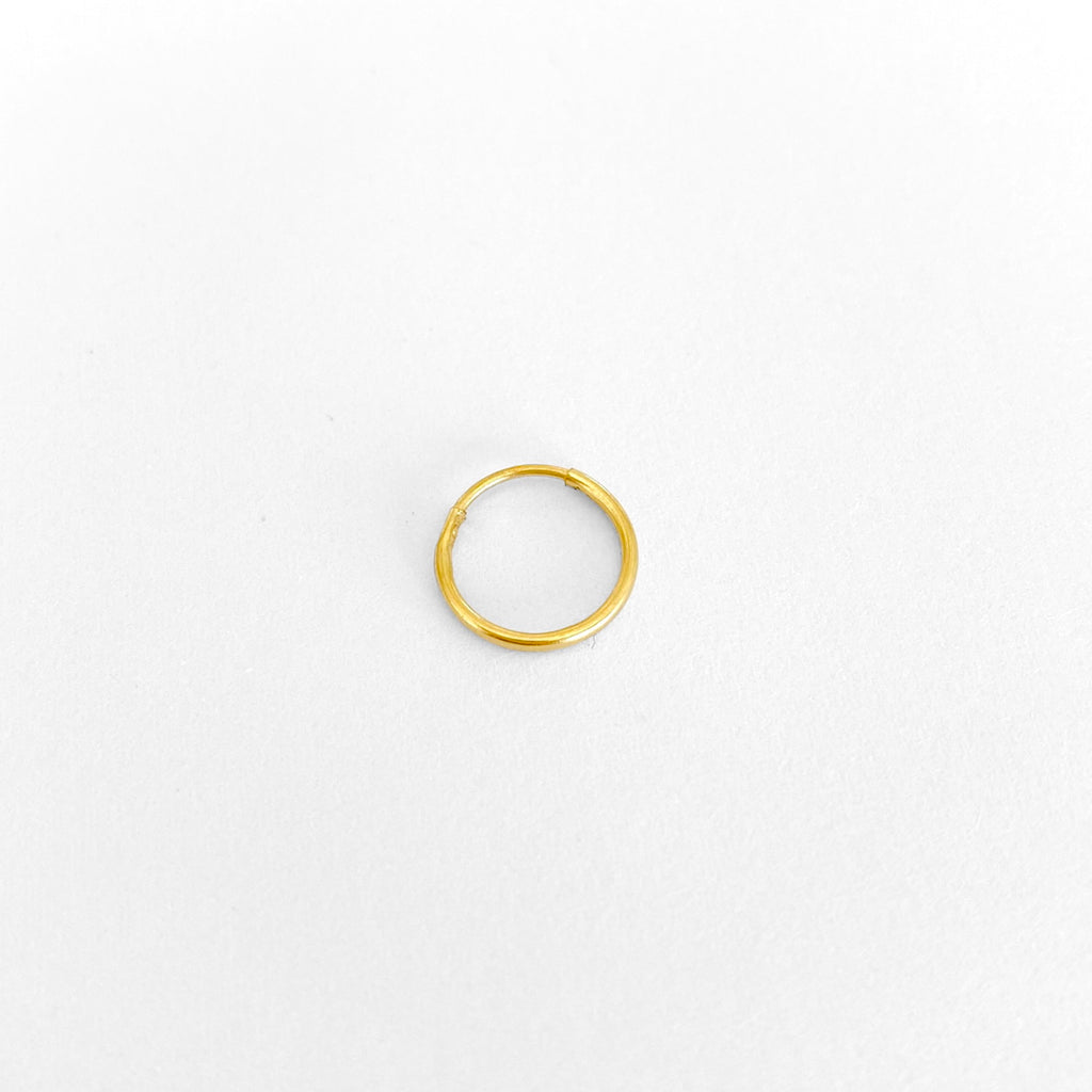 Piercing arracada lisa Oro 10k