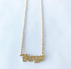 Cadena signo zodiacal gotico