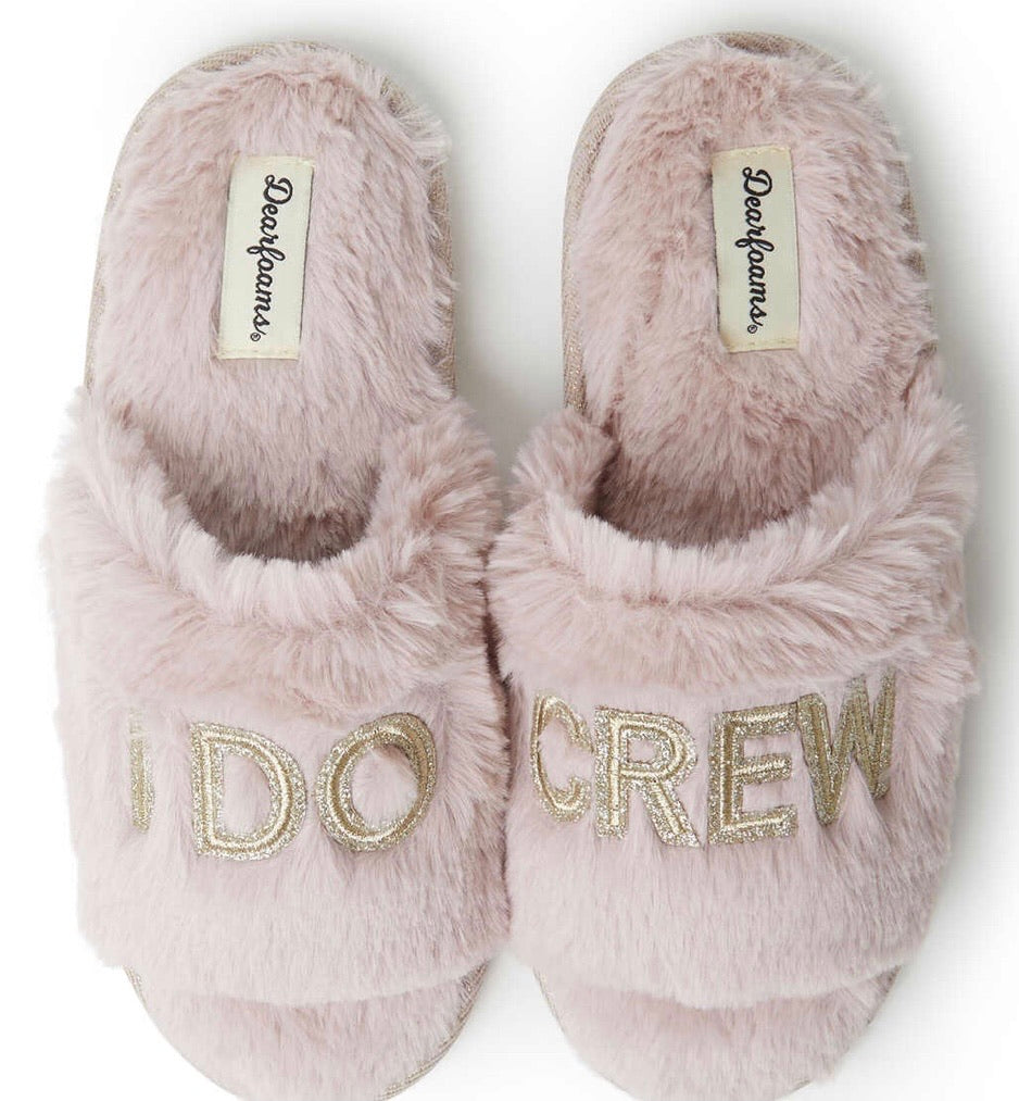 Pantuflas I do crew pink