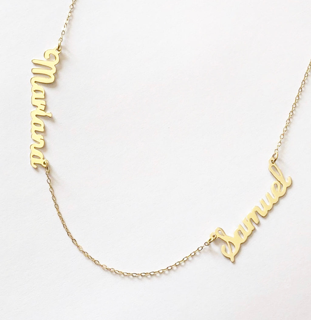 Cadena 2 nombres en cursiva